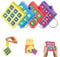 SGERUFZ 4 Pcs Porte-clés Tic Tac Toe pour Enfants 8-12 Ans, Mini Jeu Amusant et Coloré, Cadeaux pour Noël et Anniversaire Enfant