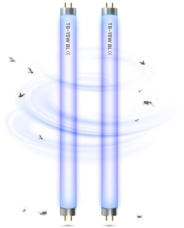 BrightArk BL T8 F15W - Bombilla de repuesto para matainsectos (17 pulgadas, 2 unidades)