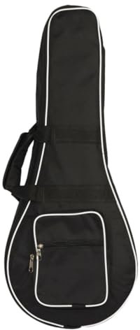 ERINGOGO 1Pièce Housse de Rangement pour Mandoline Noir Sac de Protection et Portable avec Poche Extérieure pour Instruments et Accessoires