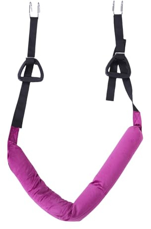 SUNGOOYUE Correa Elástica con Bucles, Correa Elástica Ajustable para Cintura, Espalda y Pierna para Fisioterapia de Yoga, Diseño de Doble Gancho con Material de Poliéster para Gimnasio en Casa