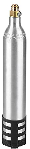 Bouteille de Soda rechargeable de 0,6 l, cylindre de CO2 de rechange réutilisable, accessoire pour Machines à Soda (Housse en silicone noir)