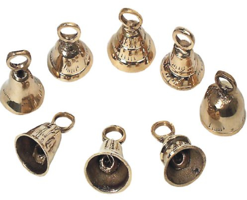 Bartl 100967 Glöckchen-Sortiment, Gold-Braun