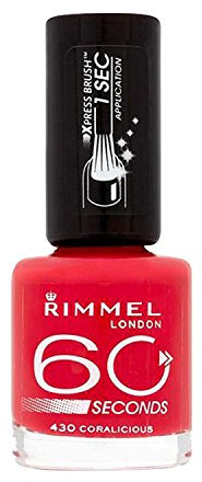 Rimmel 60 Seconds Nail Varnish Coralicious