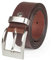 LINDENMANN Leder-Gürtel Herren 40 mm breit, Gürtel Herren Vollrindleder dunkelbraun, Größe/Size:Bundweite 100 cm Gesamtlänge 115 cm W 39.4 LL