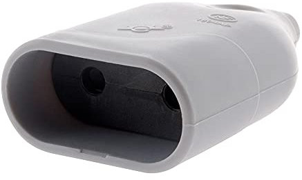 Fiche femelle 2P 6A - gris - Zenitech