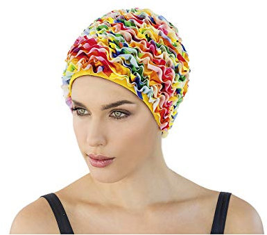Fashy Damen Exklusive Badehaube, bunt, Einheitsgröße EU