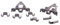 First4spares Premium Grade Dishwasher Bearing Clips for Siemens Dishwashers - Pack of 2