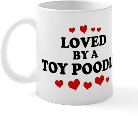 CafePress Loved: Toy Poodle Mug 11 oz (325 ml) Ceramic Coffee Mug