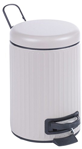 URBNLIVING Brown 3 Litre Pedal Bin