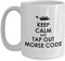Telegrapher Gift - Ham Radio Gift - Amateur Radio Operator Gift - Ham Radio Mug - Keep Calm and Tap Out Morse Code