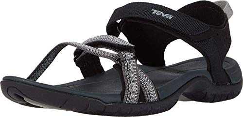 Teva Women's W Verra Open Toe Sandals, Black Antiguous Black Multi, 7.5 UK