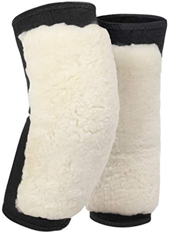 RUIXIB Herbst Winter Kaschmir Kniewärmer Knieschoner Warmer Kältebeständig Winddicht Beinwärmer Legwarmers Verstellbar Thermo Knieorthese für Outdoor Sports Damen Herren und Ältlich Menschen