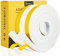 fowong Selbstklebend Schaumstoffband 25mm(B) x20mm(D)/4m -Abnehmbarer Klebstoff -Türdichtung Dichtungsband kochheld, Moosgummi selbstklebend, Kollision Anti-Rutsch Schalldämmung 2 Rollen je 2m lang
