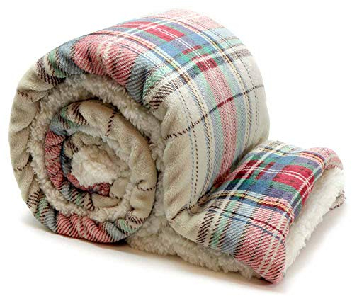 Unique Living Wohndecke Mikrofaserdecke Kuscheldecke Plaid Larsson Sand 150x200cm