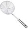 Spider Skimmer Passoire en acier inoxydable résistant à la chaleur Skimmer Passoire solide poignée longue Cuisine Passoire FRITURE Skimmer Louche Passoire Argent 13 pouces