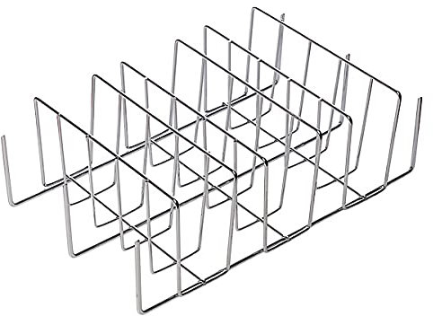 TEXAS CLUB Ribs and Vegetables Roast Rack for BBQ and Grill