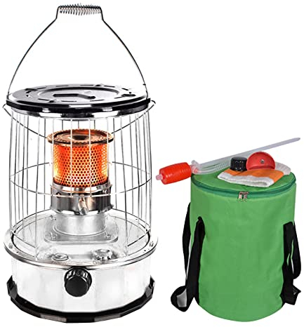 JYSSH Petroleum Heizofen, Camping Heizstrahler, Outdoor Kerosin Heizofen, Tragbare Kleine Petroleumheizung, Kerosinölheizung Für Zuhause Camping Barbecue, Zelt Heizung,White