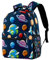 KoIjYtI Grundschule Schultasche Planeten Raum Teenager Mädchen Schulrucksack Ergonomischer Kinderrucksack Jugendliche 29.4x20x40cm