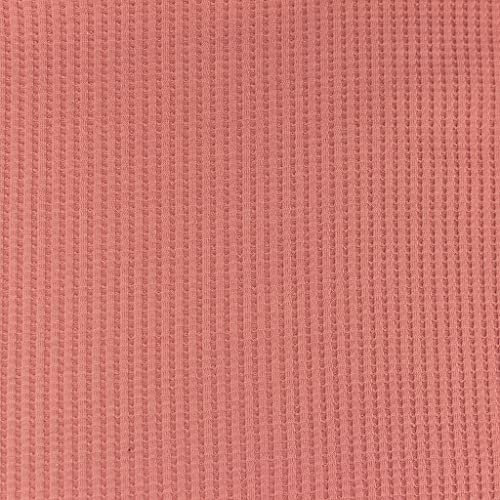 Waffel-Jersey-SNOOZY-Waffelpique, Pique, Waffel, Jersey, Kleiderstoff, Hemden,-150 cm breit-50 cm Schritte-Meterware-97 Prozent Baumwolle-3 Prozent Elasthan-300 g/qm (Altrosa-648-SNOOZY)