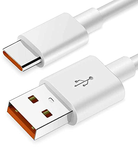 OcioDual Cable USB C Carga Rapida, Cable USB Tipo C Carga Rapida, USBC, 0,3mm 5A 100BA, Blanco, Alimentación y Datos, Accesorio Cargador Rápido, Quick Charge Smartphones, Tablets