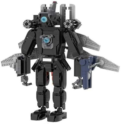 LCTM Toilet Titan Building Blocks Cameraman Speakerman Clock TV Man Monitor Action Figure Model Collectible Toy For Adults Kids Fans Birthday Gift B