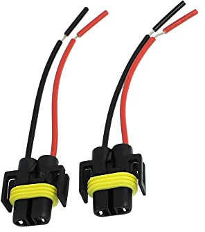 A ABSOPRO DC 12V Voiture Phare H11 Prise Faisceau Connecteur Plastique Ensemble de 2
