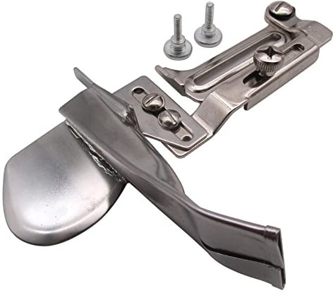 ckpsms Marke – 1 Set Swing Away verstellbarer einfarbiger Falzordner mit unbearbeitetem Rand, Einzelfalz für Nähmaschinen (Bandschnittgröße 1,9 cm)