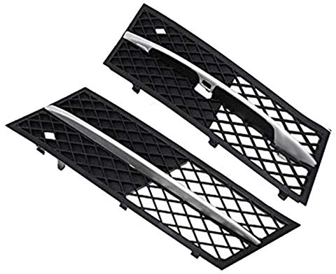 CURTT 2 Stück Auto vorne unten Stoßstange Kühlergrill Nebelscheinwerfer Abdeckung für BMW 5er F10 / F11 Limousine / Wagon 2010-2013
