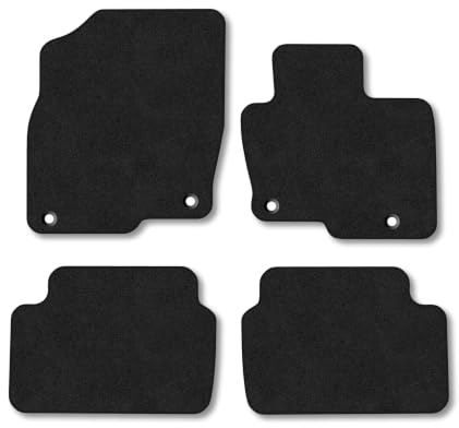 Fits Mazda CX-5 (2017+) Car mats Compatible Accessories Carpet Black Trim