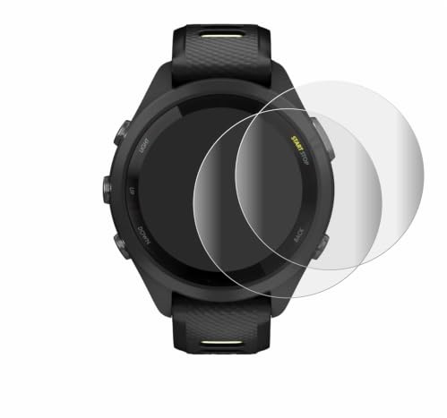 BROTECT Schutzfolie für Garmin Forerunner 265S | (42 mm) 2 Stück Transparenter Displayschutz Made in Germany Klare Full-Screen Folie Full-Cover 3D Curved Montage Kit
