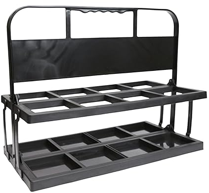 kowaku Estante Portabotellas de Agua Soccers, 8 Agujeros Cuadrados, para Fútbol, Hockey Y Fútbol