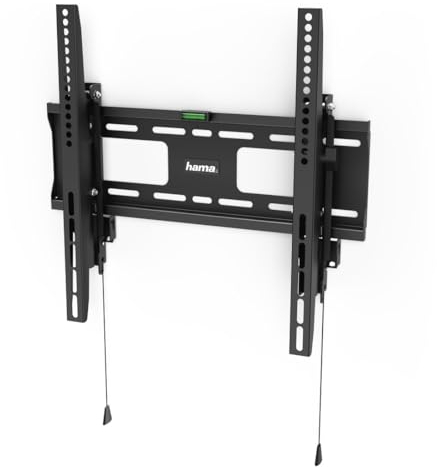 Hama Tilting TV wall mount, anti-theft device, 165 cm (65), up to 50 kg