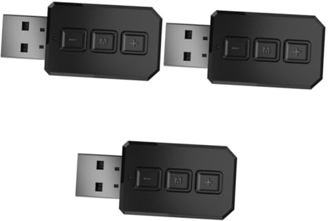 OSALADI 3stücke USB Audio Empfänger Transmitter Drahtloser Adapter Für Tv Smartphone Auto Kopfhörer Aux Tragbar Kompatibel Mit Lautsprechern Und Spielkonsolen