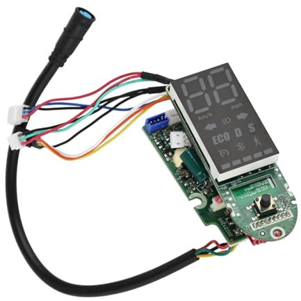 ziyany Zubehör für Elektroroller Armaturenbrett kompatibel mit Ninebot Max G2 Elektroroller KickScooter LED-Anzeige Bluetooth-Platine Motherboard-Teile
