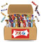 Mini Chocolats Assortis 700g – Snickers, Mars, Twix, Bounty, Galaxy, Milky Way – Idéal pour Entreprises, Réceptions, Halloween, Noël, Anniversaires et Fêtes - Sachet gourmand individuel !