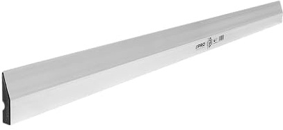PRO - Abziehlatte, Putzlatte Alu, Kartätsche - Trapezprofil, Spitzprofil - aus Aluminiumlegierung mit erhöhter Härte, Ergonomische Fingermulden - Alu Profil 1,5 mm & Gewicht von 0,84 kg/m - 150cm