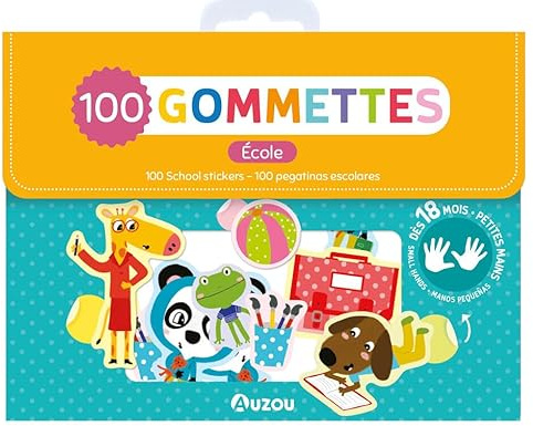 Ma pochette de 100 gommettes - École