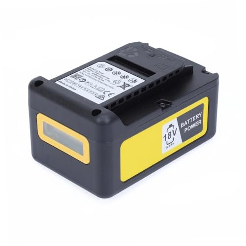 18 V 5,0 Ah 90 Wh Lithium-Ionen-Akku-Ersatz, kompatibel mit Kärcher 18 V Akku-Power-Plattform-Werkzeugen 24450350 mit LCD-Display