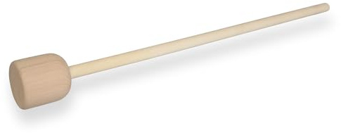 KERAZO Holz Krautstampfer 40cm, 60cm, 100cm aus naturbelassener Buche – handgefertigt & ideal für die Herstellung von Sauerkraut, Gemüse & Kartoffeln – zum traditionellen Fermentieren (100x9,5 cm)