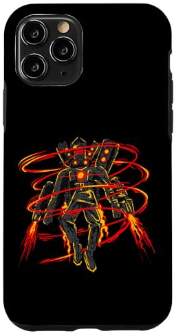 Skibidi Toilet Titan Speakerman Cyclone Case for iPhone 11 Pro