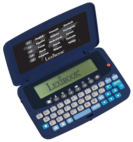 LEXIBOOK, 15-Language Translator, NTL1570LXB | Euro converter, Battery powered