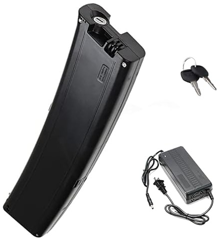 HJGHY Batteries pour vélos électriques 24V 14Ah et 12,8Ah (Batterie Lithium-ION) et 36V 7,8Ah et 10,5Ah (Batterie intégrée) avec Chargeur et Interrupteur pour Moteurs de 250W à 380W,24v10.4ah