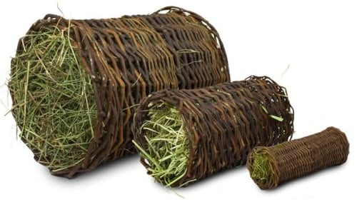 Mr. Woodfield Willow Hay Tunnel Supplementary Feed for Dwarf Rabbits, Guinea Pigs, Rats, Hamsters, Mice, Chinchillas and Degus