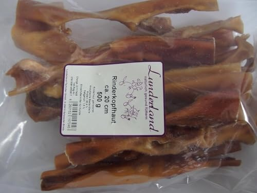 Lunderland Rinderkopfhaut kurz (ca. 20 cm), 500 g