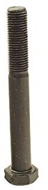 Ratioparts 017,631 Messerschraube 3/8''-24 UNF x 76 mm