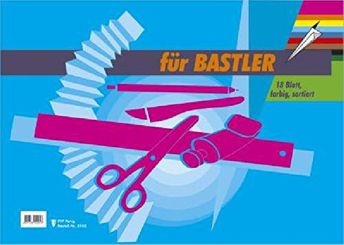 Bastelmappe Buntpapier sort. PENIG 3105 A3 18BL