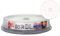 Smart Buy 10 Stück Bd-r Dl bedruckbare weiße Inkjet 50 GB 6 x Blu-ray doppellagige beschreibbare Disc blanko Daten Video Medien 10 Discs Spindel