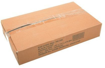 2xDCS Medium Duty Black Refuse Sacks/Bin Bags/Bin Liners(200Pack)