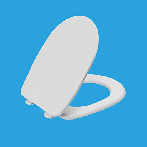 SANIPLAST - Sedile wc universale bianco, 2FSE161402,44.8 x 36 cm