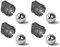 Lego Technic Neu 4 Stahl-Kugelgelenke + 4 Lenkverbindungssockel (Gelenkkugel) - Set 92911 99948 - Robuste Verbindungselemente für präzise Lenkung und stabile Konstruktionen